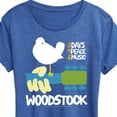 thumbnail image 3 of Woodstock - Guitar - 3 Days of Peace & Music - Women's Short Sleeve Graphic T-Shirt, 3 of 5
