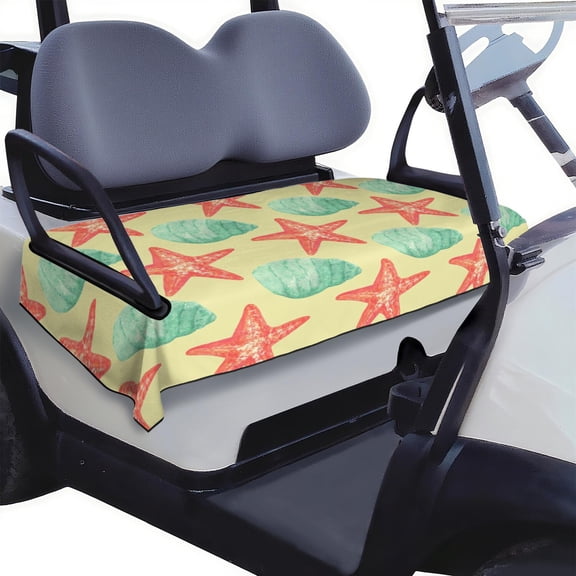 51" x 31" Golf Cart Seat Protector Cover, Soft Microfiber Towel for EZGO RXV, Club Car DS, Yamaha Drive Models