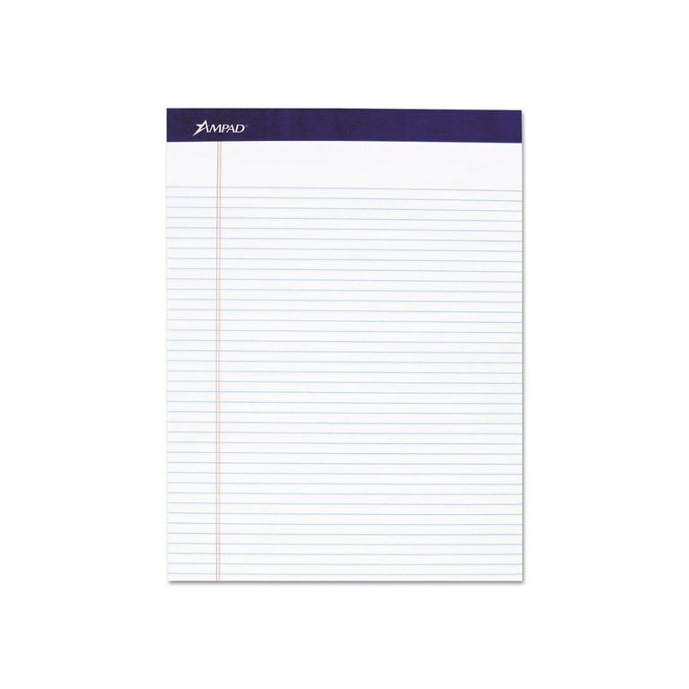 Legal Ruled Pads, Narrow Rule, 50 White 8.5 x 11.75 Sheets, 4/Pack Legal Ruled Pads, Narrow Rule, 50 White 8.5 x 11.75 Sheets, 4/Pack