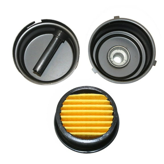 Interstate Pneumatics SA142 Compressor Air Intake Filter Rep 1/2" MPT Paper Cartridge Metal Silencer- SA142