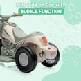 thumbnail image 6 of EastVita Kids Motorcycle with Bubble Function 6V Battery Powered Ride on Motorbike Toy 3 Wheels Electric Car for Kids 3+ Boys Girls Cream, 6 of 7