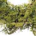 thumbnail image 3 of Vickerman FQ181022 22 in. Artificial Green Fern Wreath, 3 of 3