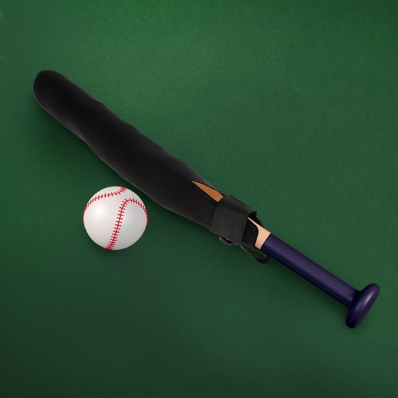 HAMPPLIES Black Neoprene Baseball Bat Protector Sleeve with Static Resistance for Golfing