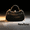 black, variant on Glitter Hard Shell Evening Clutch Bag, PU Box Handbag with Detachable Chain Strap, Elegant Lock Top Handle Crossbody Purse for Wedding Party Daily