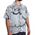 thumbnail image 2 of Tree Men's Casual Hawaiian Shirt Printed Button Down Short Sleeve Summer Beach Shirts Unisex, 2 of 6