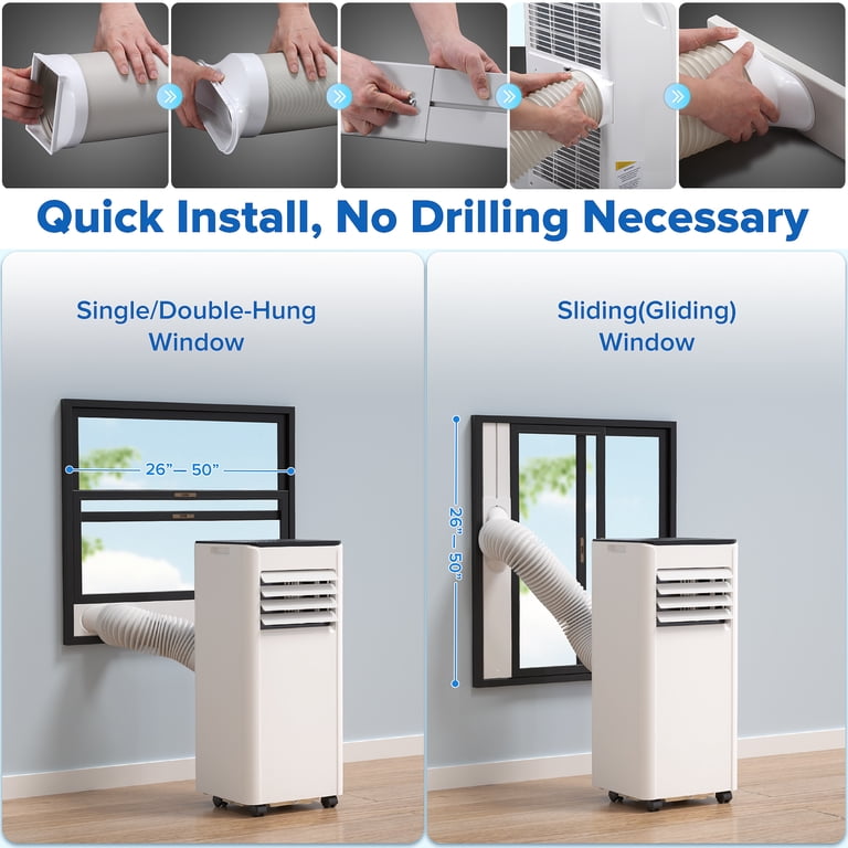 Portable Air Conditioner, 3-In-1 Air Conditioning Unit 9000 BTU