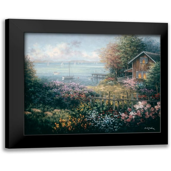 Bays Domain 14x12 Black Modern Framed Museum Art Print Titled - Boehme, Nicky