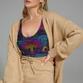 thumbnail image 4 of Sports Bras for Women Workout Tank Tops, Indian Mandalas Dragonfly Running Vest with Removable Cups, 4 of 7