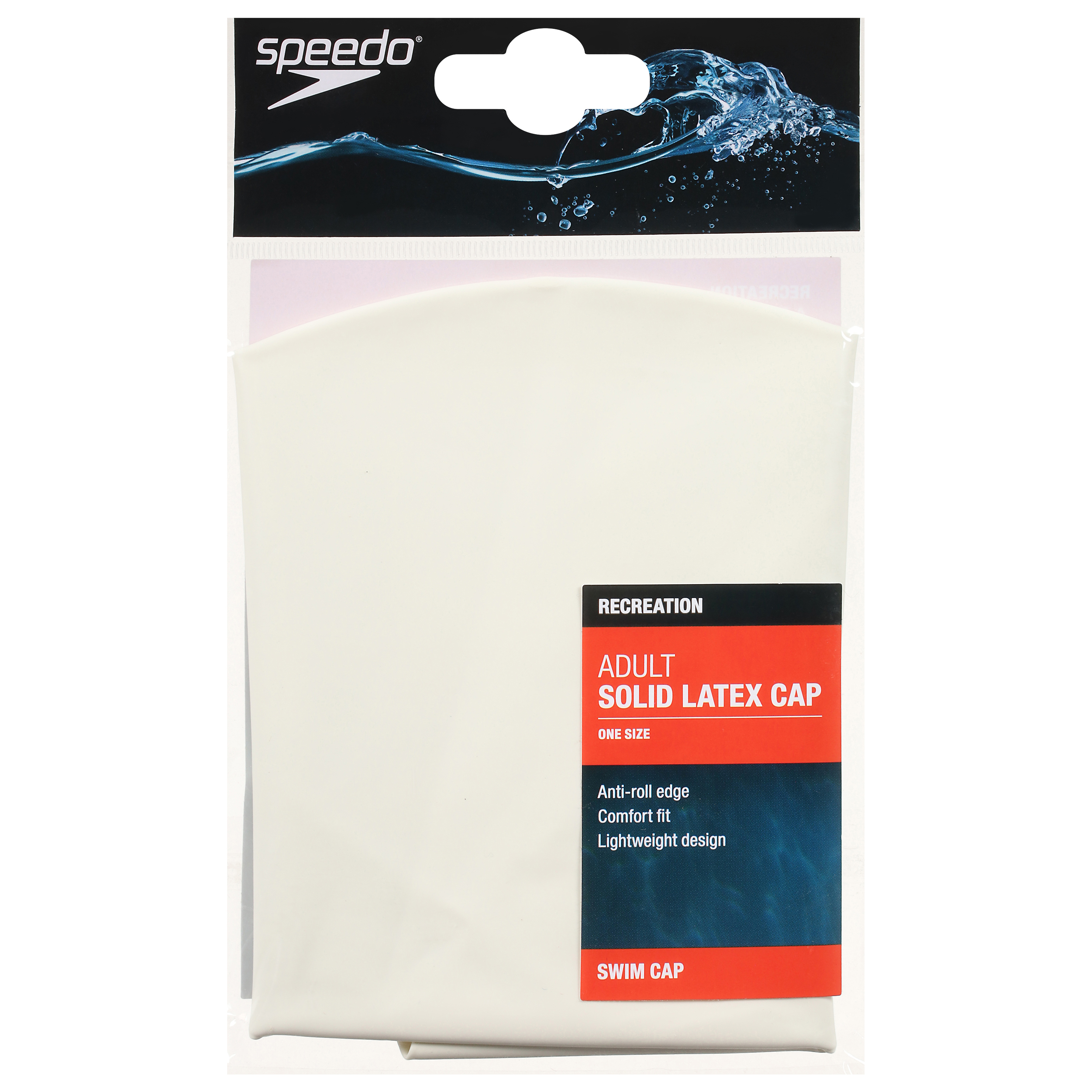 Speedo Solid Latex Swim Cap