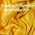 thumbnail image 4 of Elegant Solid Colors Shawl Sheer Sliky Soft Light Scarf Evening Wrap Mustard Yellow, 4 of 4