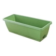 thumbnail image 2 of Hariumiu Garden 16.61" x is 6.89" x 5.71" Green Plastic Planter Box, 2 of 13