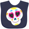 thumbnail image 3 of Inktastic Decorated Skull Boys or Girls Baby Bib, 3 of 4