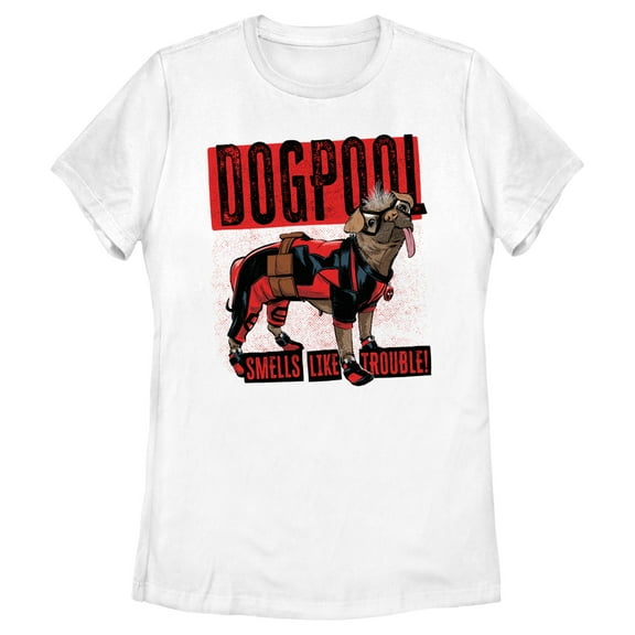 Women's Marvel: Deadpool & Wolverine Dog Trouble Graphic T-Shirt