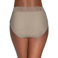thumbnail image 4 of Vanity Fair Lingerie Women's Underwear, Flattering Lace Hi-Cut Brief Panty, 4 of 7