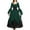 A-Green, variant on Renaissance Dress for Women Medieval Victorian Swing Dress Batwing Sleeve Victorian Gothic Off Shoulder Dress Fairy Pirate Witch Wedding Dress B-Red