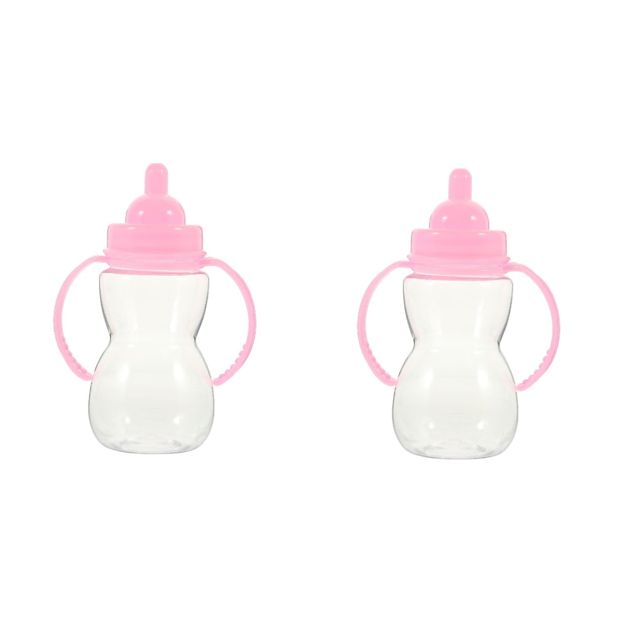 HOMEMAXS 20 pcs Simulation Milk Bottle Toy Miniature Baby Bottle Model Miniature Plastic Baby Bottle
