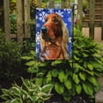 thumbnail image 2 of Irish Setter Winter Snowflakes Holiday Garden Flag, 2 of 5