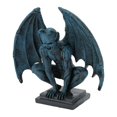 thumbnail image 2 of Gargoyle Statue Lifelike Decorative Resin Gothic Sculpture Ornament for Home Garden Yard Office Blue, 2 of 5