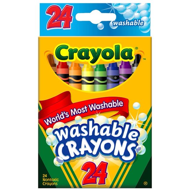 Crayola Washable Crayons (Case Of 36)