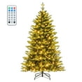 thumbnail image 1 of Costway Árbol de Navidad artificial de 180 cm con 1168 puntas de ramas 350 luces LED 11 modos de iluminación, 1 of 4
