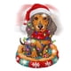 thumbnail image 2 of Navidad Acrílico Sacudiendo La Cabeza Dachshund Escritorio Diamante Pintura Arte para, 2 of 7