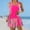 Hot Pink, variant on Two Piece Tankini Bathing Suit Loose Fit Swimsuit Swimsuit Tank Top Swimming Shirts Sporty Swimsuits Plus Size Tankinis Tankini Swimsuit for Women Athletic Swim Tankini Black L