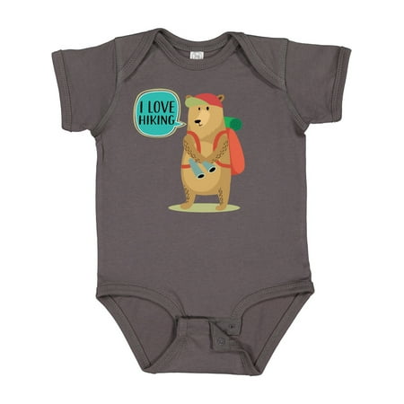 

Inktastic Hiker Backpacking I Love Hiking Gift Baby Boy or Baby Girl Bodysuit
