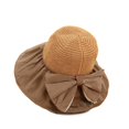 thumbnail image 5 of SikaFu Version Of The Dome Vinyl Bottom Shading Hat New Sun Hat Female Splicing Fisherman Hat Pocket Bow Hat, 5 of 6