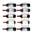 thumbnail image 5 of Black Wine Racks Wall Mounting Wine Rack Farmhouse Wall Rack Decor Kitchen Decor, 5 of 20