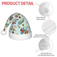 thumbnail image 4 of Yiaed Cartoon Car Racing Print Hat,Santa Claus Hat For Xmas Party, Christmas Hat For Boys Girls Child Infant Holiday Hat, 4 of 6