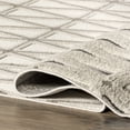 thumbnail image 5 of nuLOOM Chia Modern Moroccan Tasseled Area Rug, 5' 3" x 7' 7", Chia Beige, 5 of 9