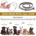 thumbnail image 4 of Collar antipulgas para perros Paquete de 2 collares naturales contra pulgas y garrapatas para perros Prevención de 8 meses Collares para cachorros Collares grandes ajustables de 24 pulgadas, 4 of 5
