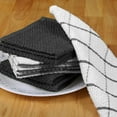 thumbnail image 2 of Howarmer Cotton Terry Black Kitchen Towels, 8 Pack Reusable and Absorbent Dish Cloths for Washing Dishes, 12" x 12", 2 of 8