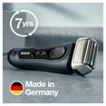 thumbnail image 3 of Braun Series 8 8453cc Electric Shaver for Men, 3+1 Head with Precision Trimmer, Electric Razor with Sonic Technology and 40° Adaptation Head, 5-in-1 SmartCare Center, Wet & Dry Use with 60-min Battery, 3 of 7