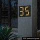 thumbnail image 2 of Placa de puerta numérica Moyic DIY con energía Solar para Hotel y hogar cerca de Jardín para exteriores Doble color, 2 of 6