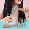 thumbnail image 2 of Detangling Hair Comb with Volumizing DoubleRow Wavy Teeth and Ergonomic NonSlip Handle for Women, 2 of 4