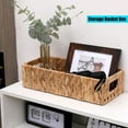 thumbnail image 4 of Cesta Mimbre para Almacenamiento, Cesta Jacinto Agua, Cestas para Inodoro, Soporte para Utensilios Cocina Estilo Rústico, Cesta Almacenamiento Artículos, 4 of 5