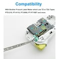 thumbnail image 5 of TZe-131 231 431 531 631 731 6-Pack 12mm 0.47 Laminated Compatible Replacement for P Touch Label Maker Tape TZe 131 231 431 531 631 731 Multi Color, 5 of 7