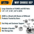 thumbnail image 6 of M10-1.5 Hex Nuts Stainless Steel 304 Metric Nuts Set 50 Pack, 6 of 7