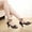 Black, variant on AURIGATE Women's Professional Latin Dance Shoes Satin Salsa Ballroom Wedding Dancing Shoes 2.8'' Heel