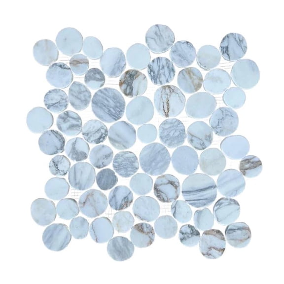 CNK Tile Calacatta Moon Marble Mosaic Tile