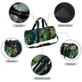 thumbnail image 2 of Palm Leaves DuffleBag 17.7" with Shoe Bag, Sports Bag, Soccer Bag, Luggage Bag - Zipper Pocket, Large Capacity, 2 of 6