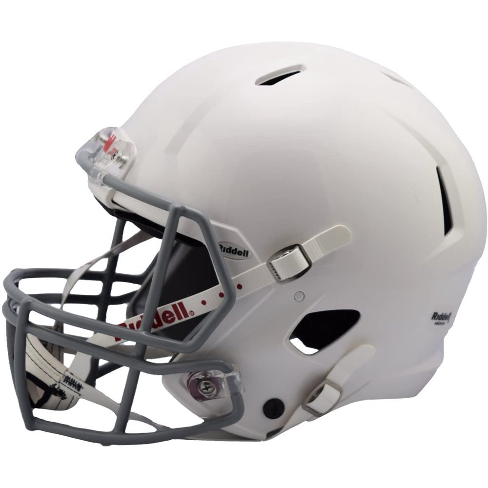Riddell Victor Youth Helmet, White/Gray XLarge