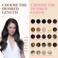 thumbnail image 3 of GOO GOO Tape in Hair Extensions Human Hair, 1 Jet black, 20inch 50g 20pcs, Thick Ends Straight Seamless Tape in, Invisible Tape in Hair Extensions Human Hair, 3 of 8