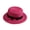 Rose Red M, variant on mdesiwst Beach Straw Hat Flat Top Wide Brim Sun Protection Hat with Black Ribbon Bow Hand-Woven Breathable Summer Hat
