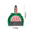 JJBNSHSmall Broom and Fruit Mini Brooms Set, Portable Hand Broom Brush, Household Desktop