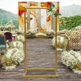 thumbnail image 3 of Metal Backdrop Stand Flower Stand Square Wedding Arch Frame for Wedding Garden, 3 of 16
