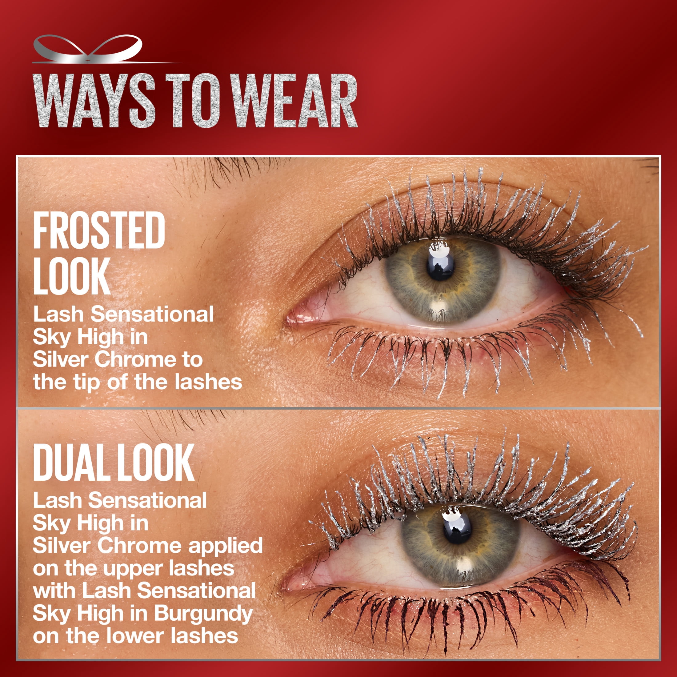 Maybelline LS Sky High Mascara Silver Chrome, 0.25 fl oz
