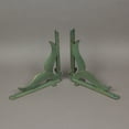 Zeckos Verdigris Cast Iron Whale Tail Wall Shelf Brackets Set of 2 ...