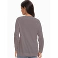thumbnail image 5 of Women's Long Sleeve Knitted Crew Neck T-shirt, 5 of 6